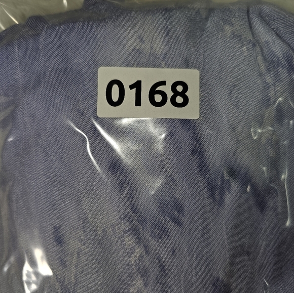 Summer Maxi Dress Blue Tie Die Rayon Sleeveless Tank Flowy Dress OS Lg - Picture 12 of 12